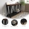 Flash Furniture 52 W, 14 L, 32 H, Engineered Wood, Black/Walnut ZG-034-BK-WAL-GG - alternate 5